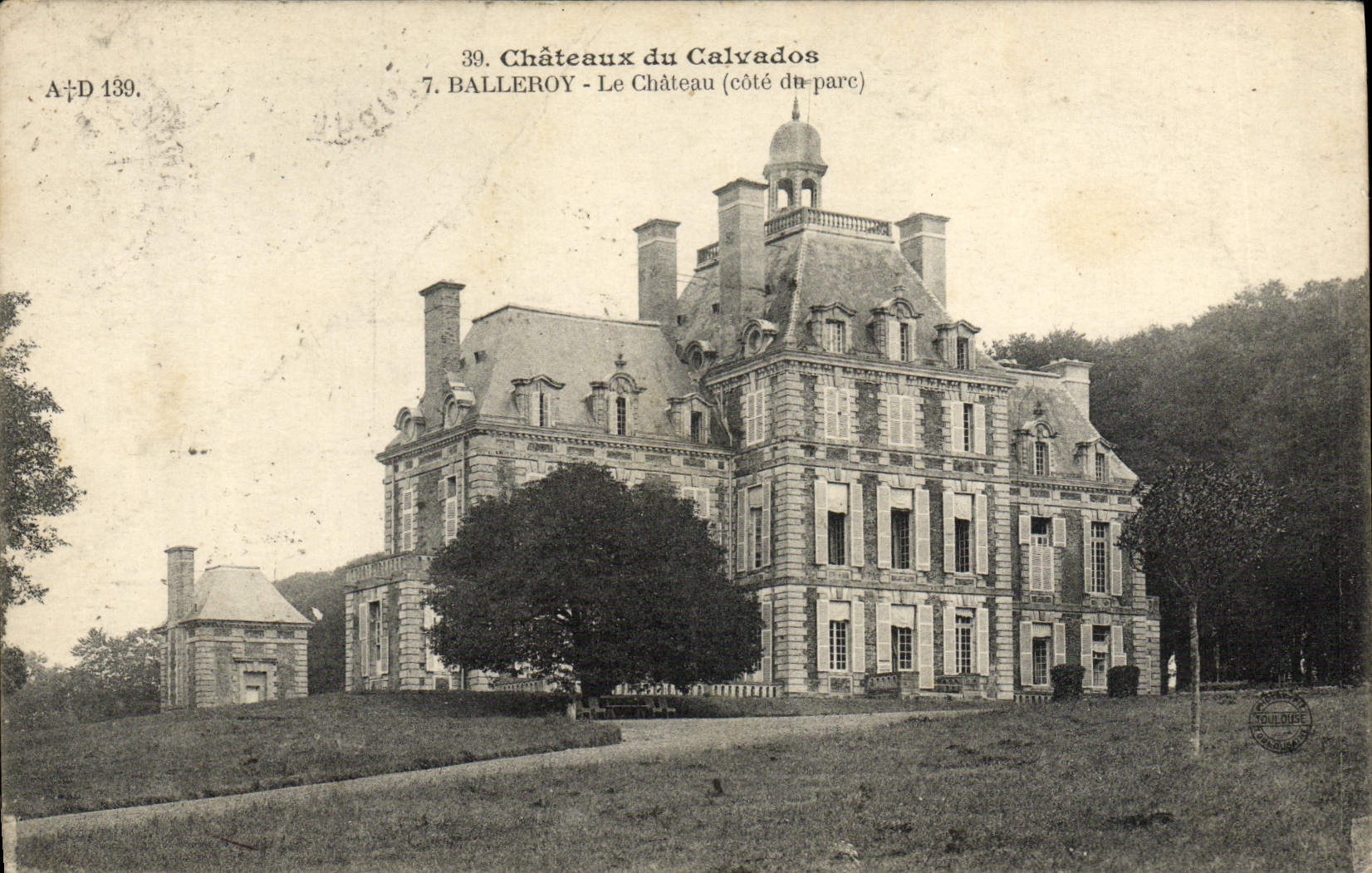 CPA Chateaux du calvados Balleroy Le Chateau