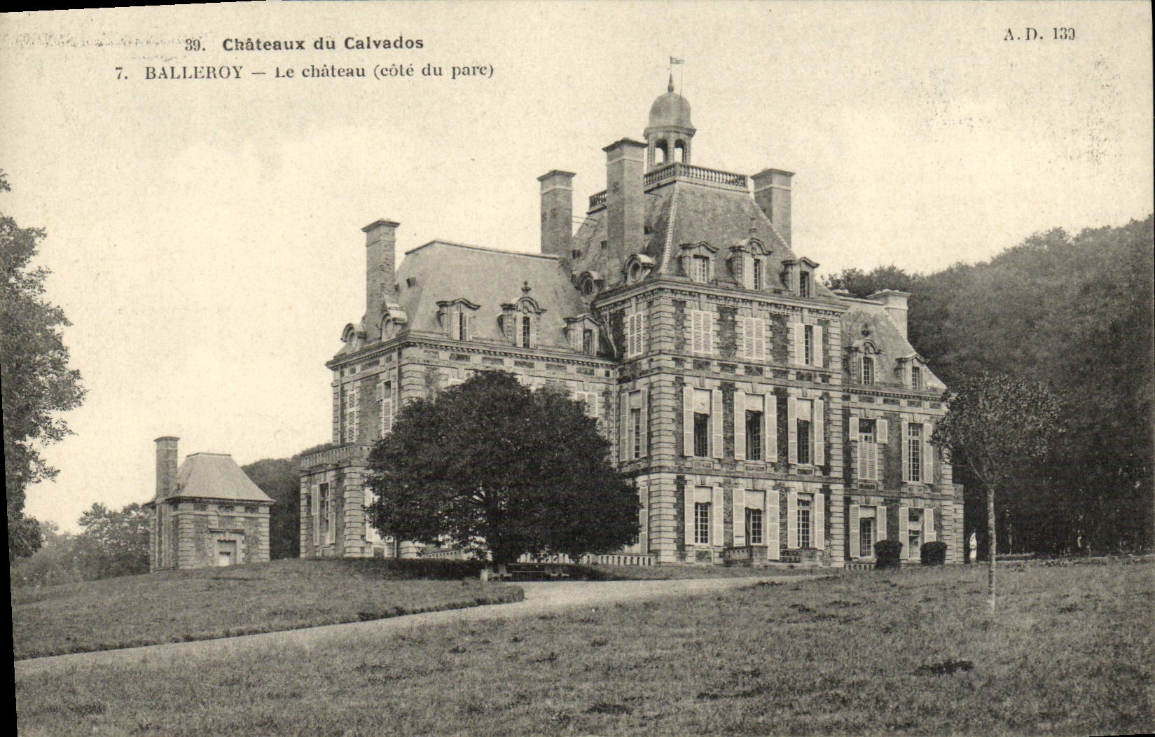 CPA Chateaux du calvados Balleroy Le Chateau