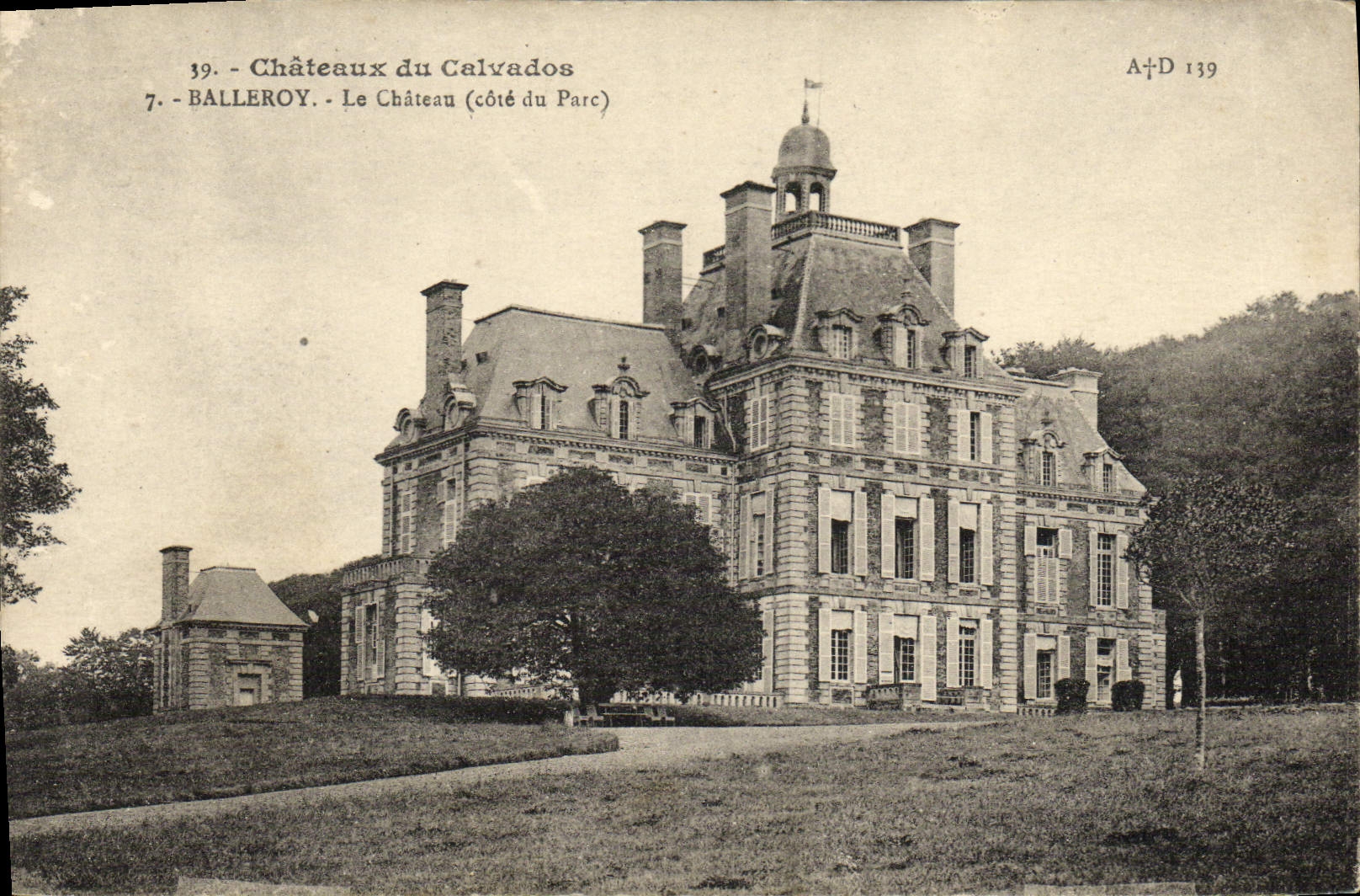 CPA Chateaux du calvados Balleroy Le Chateau