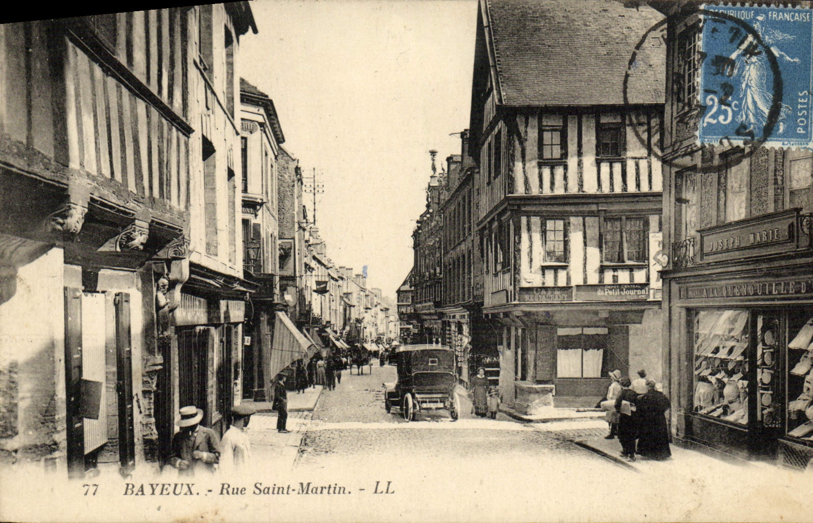 CPA Bayeux rue saint martin