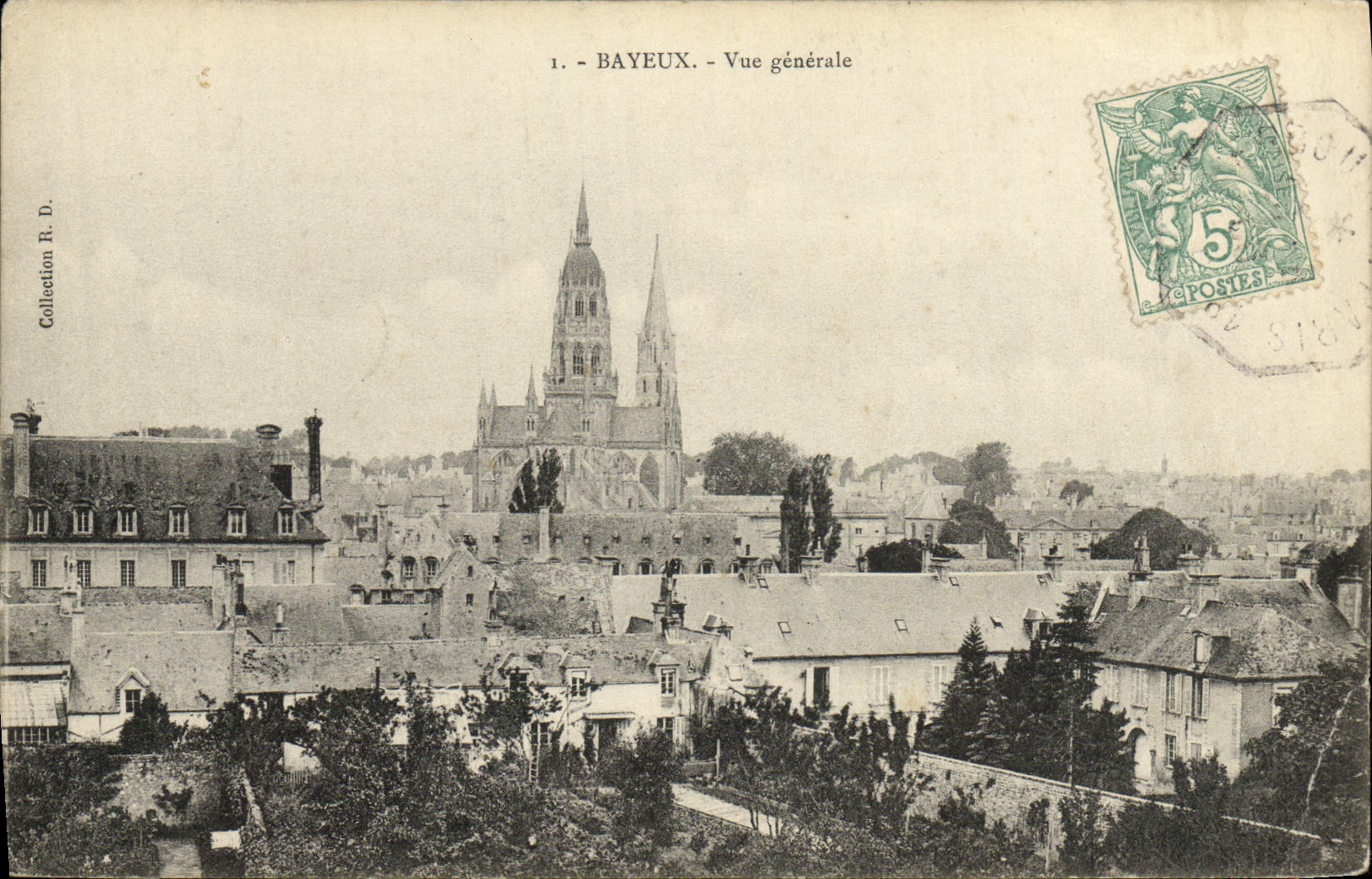 CPA Bayeux Vue generale