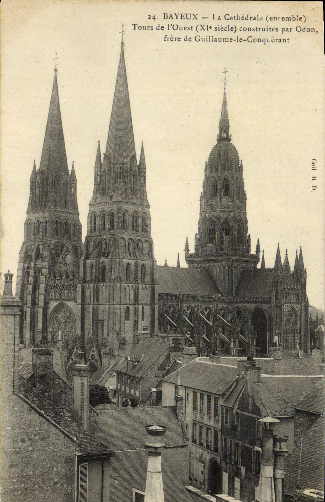 CPA Bayeux Cathedrale Notre Dame 
