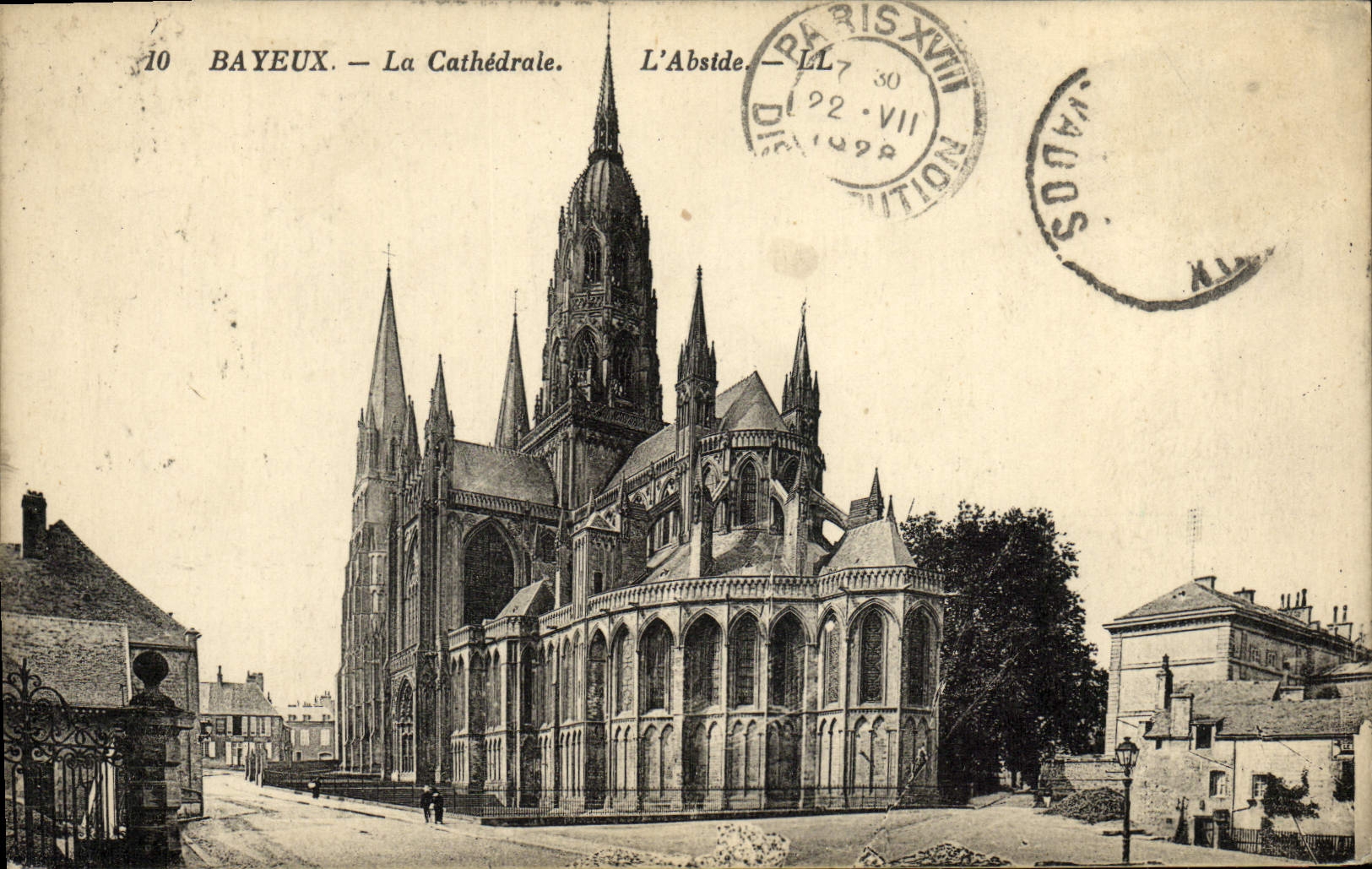 CPA Bayeux La Cathedrale L'abside