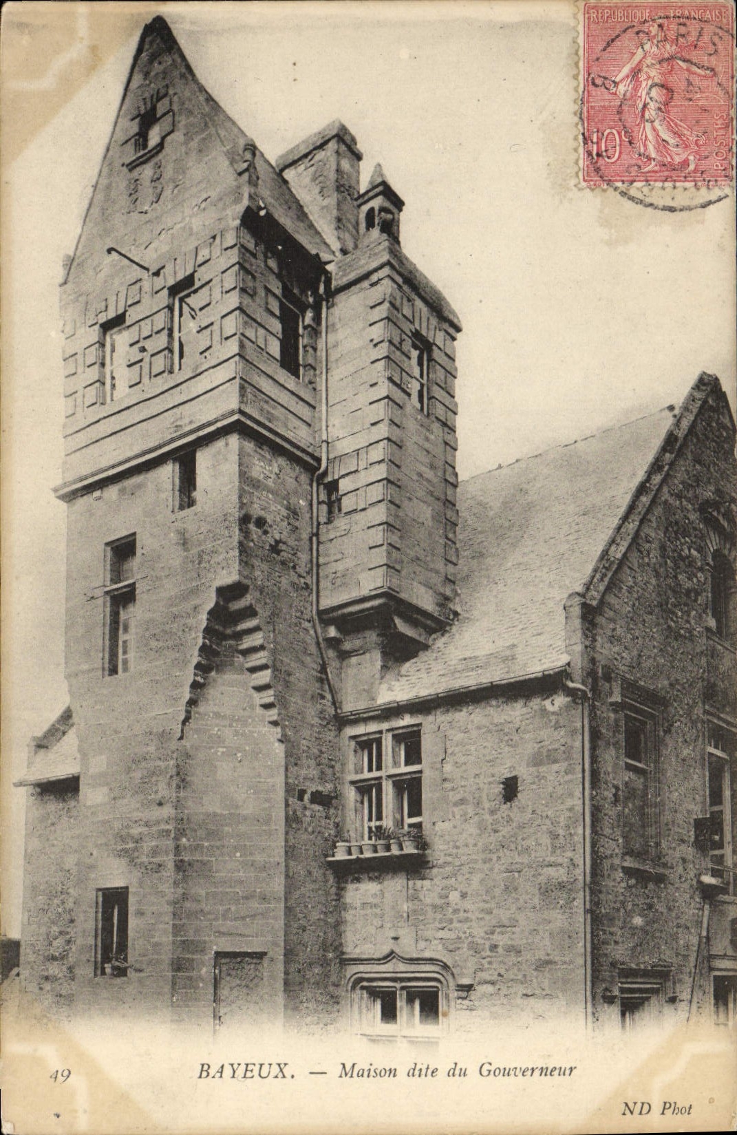 CPA Bayeux Maison dite du Gouverneur