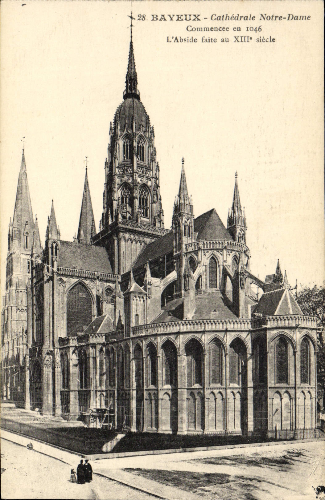 CPA Bayeux Cathedrale Notre Dame