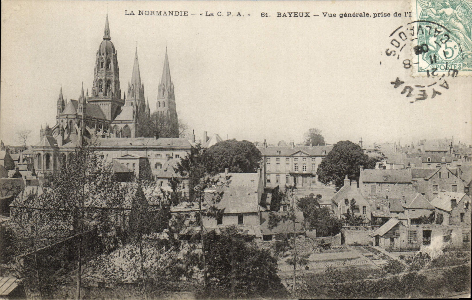 CPA Bayeux Vue Generale 