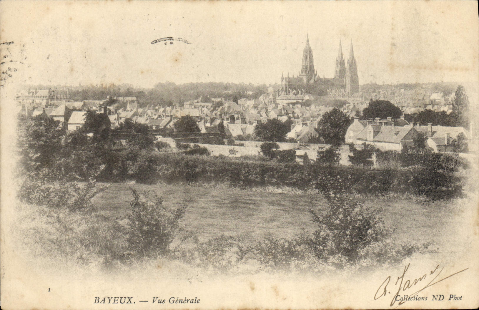 CPA Bayeux Vue Generale 