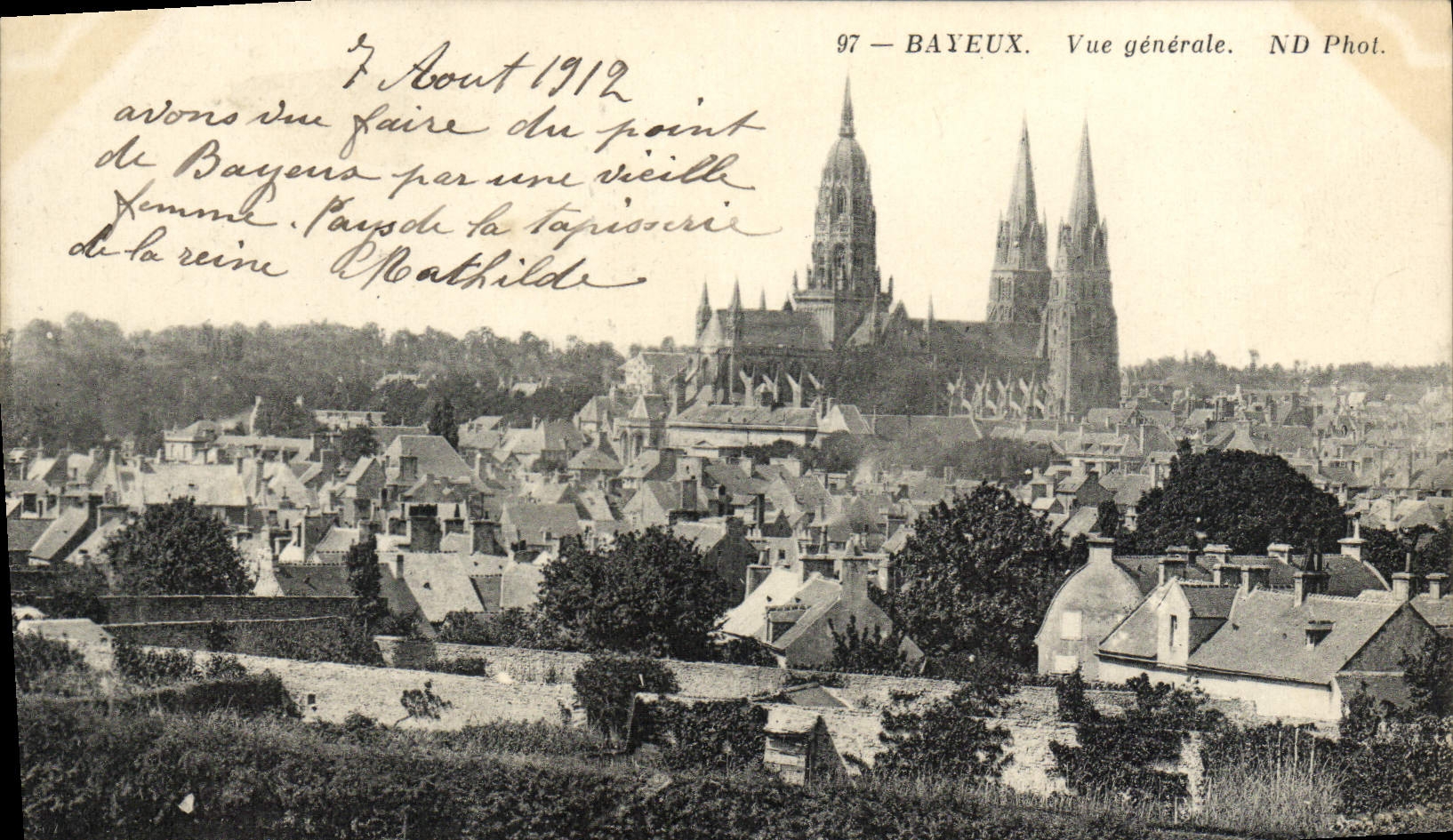 CPA Bayeux Vue Generale 