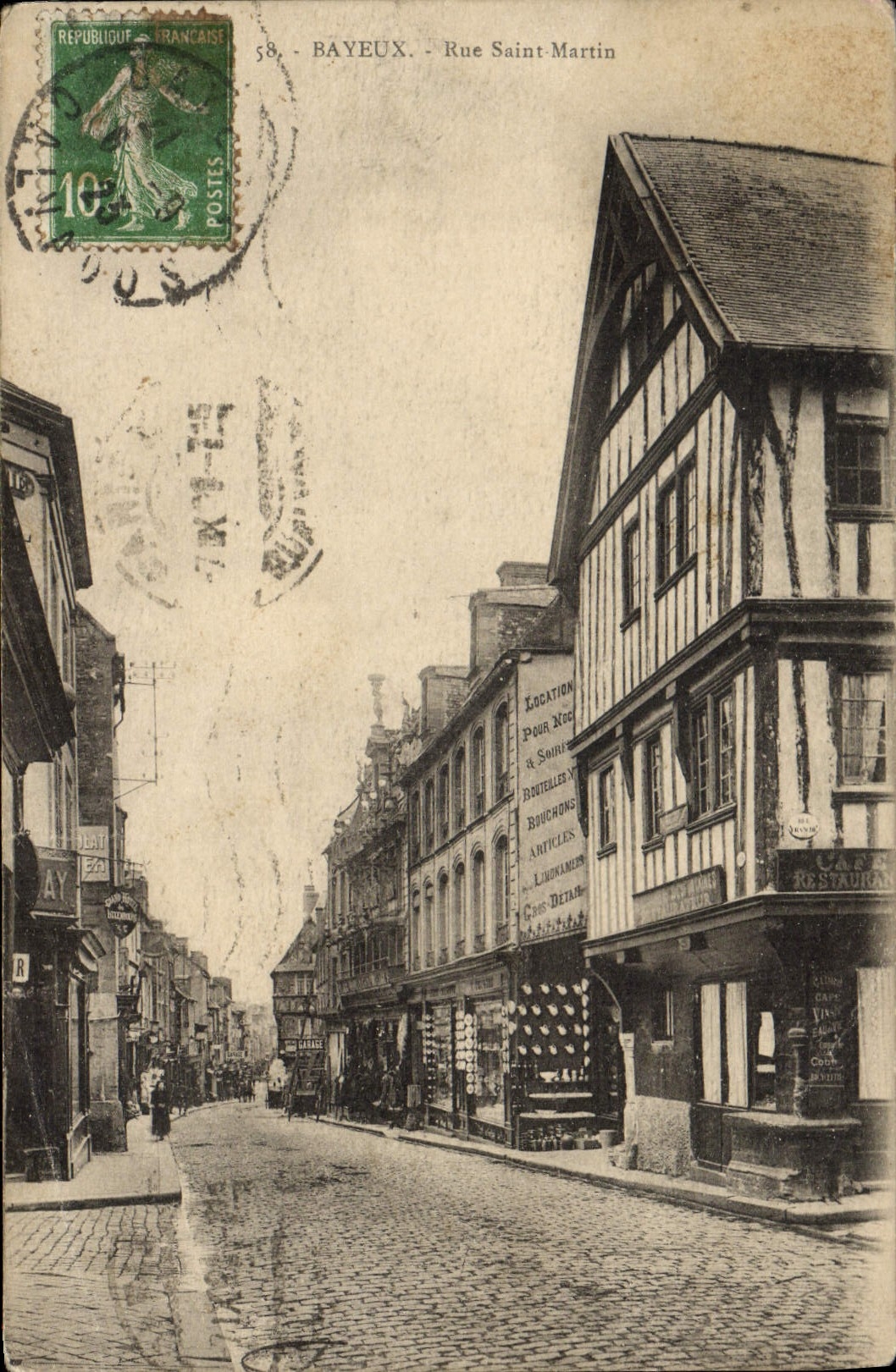 CPA Bayeux Rue Saint Martin 