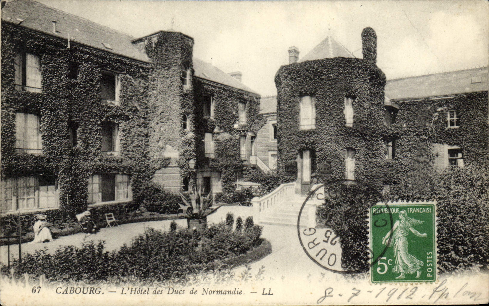 CPA Cabourg L'Hotel des ducs de Normandie