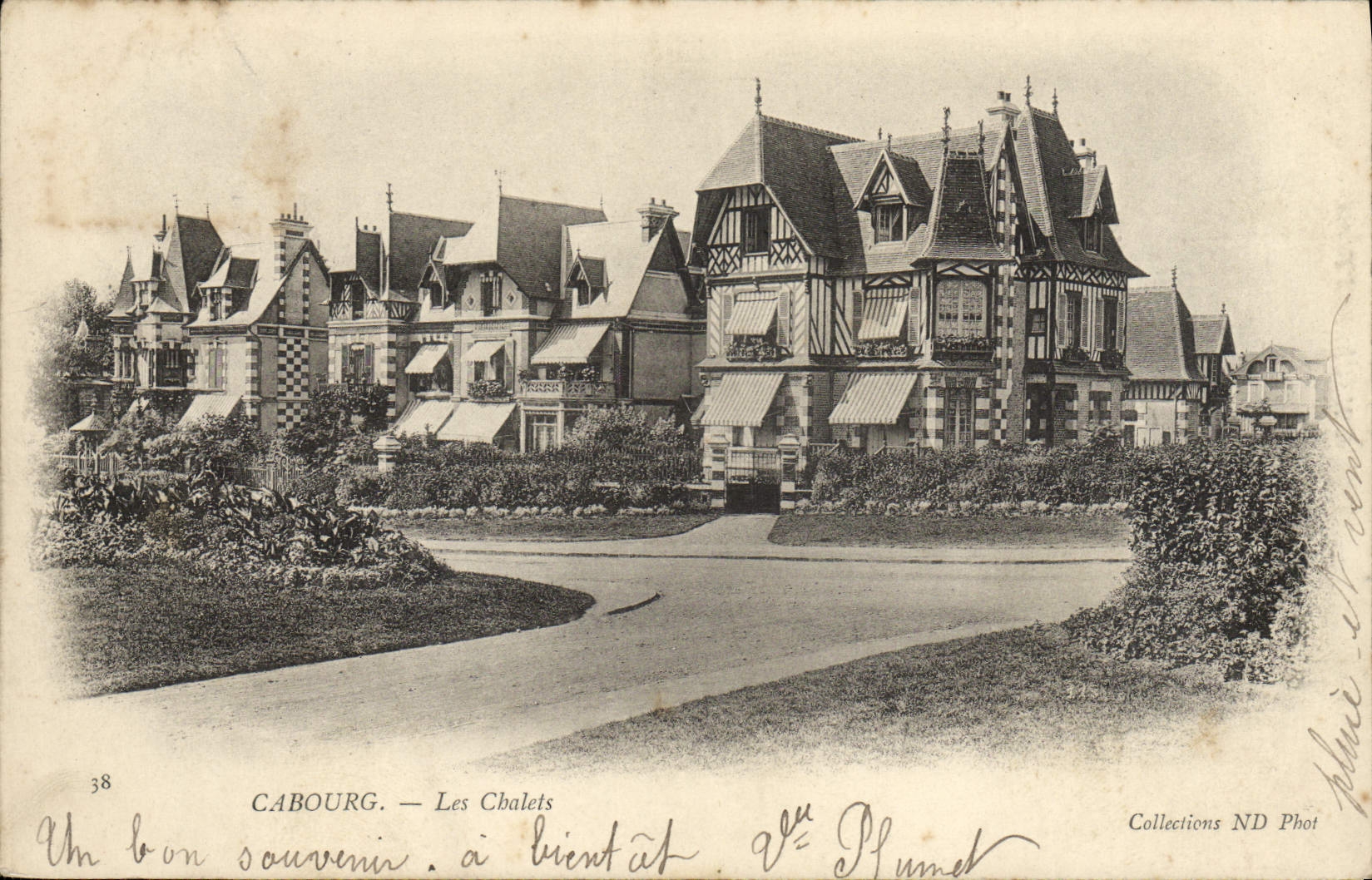 CPA Cabourg Les Chalets 