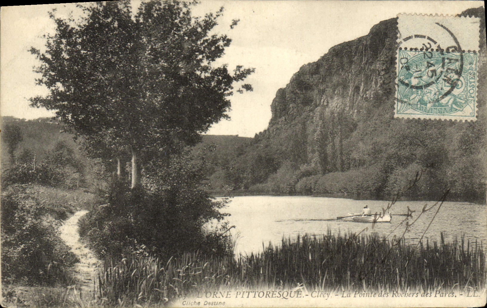CPA Clecy La Pointe des Rochers des Parcs
