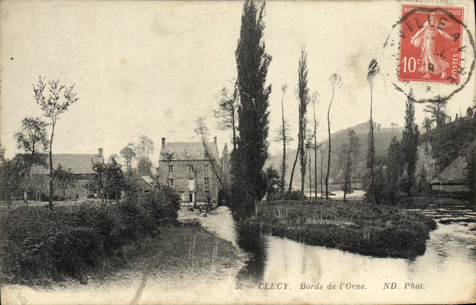 CPA Clecy Bords de l'Orne 