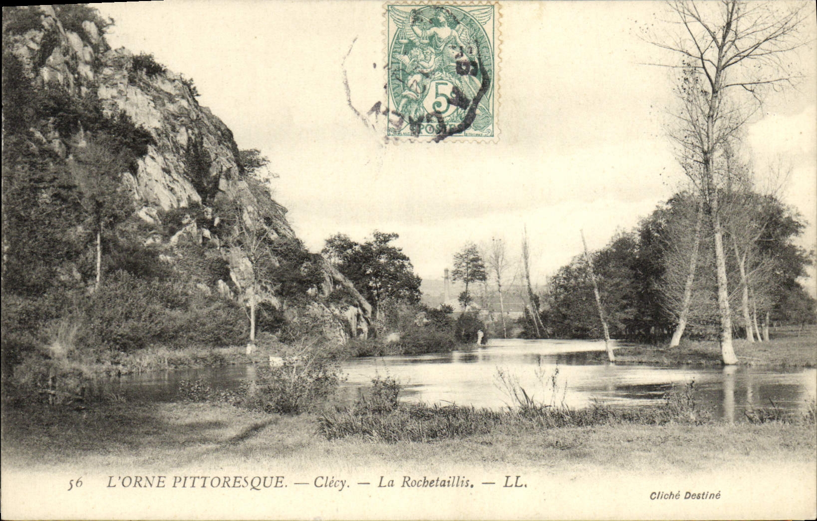 CPA Clecy La Rochetaillis 