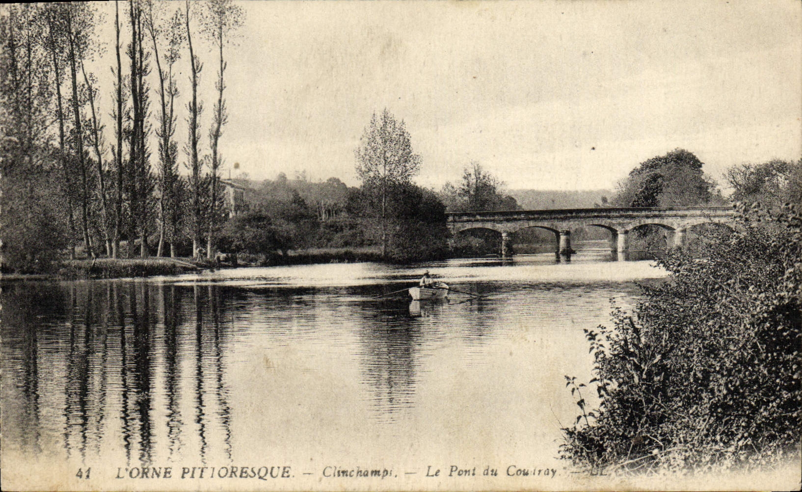 CPA Clinchamps Le Pont du Coudray