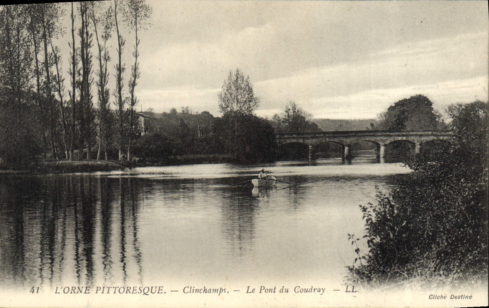 CPA Clinchamps Le Pont du Coudray