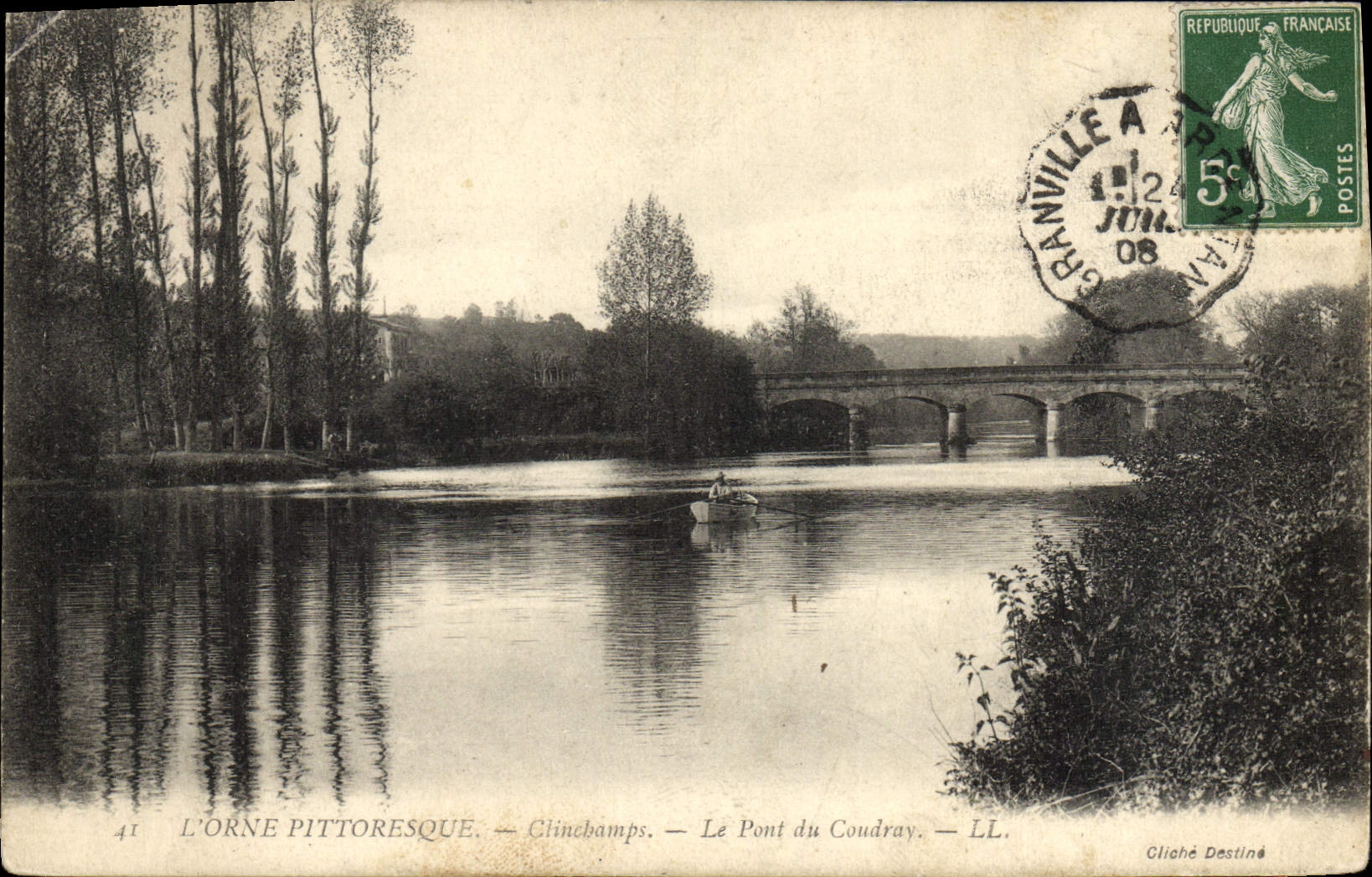 CPA Clinchamps Le Pont du Coudray