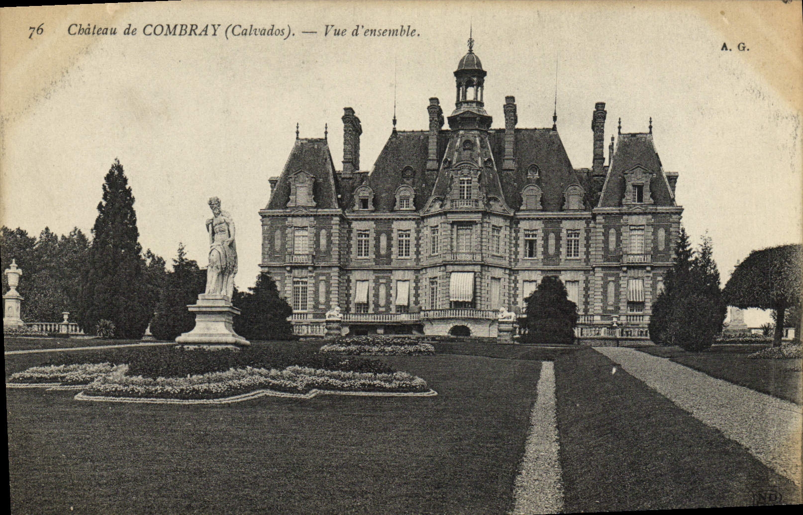 CPA Chateau de Combray Vue d'ensemble
