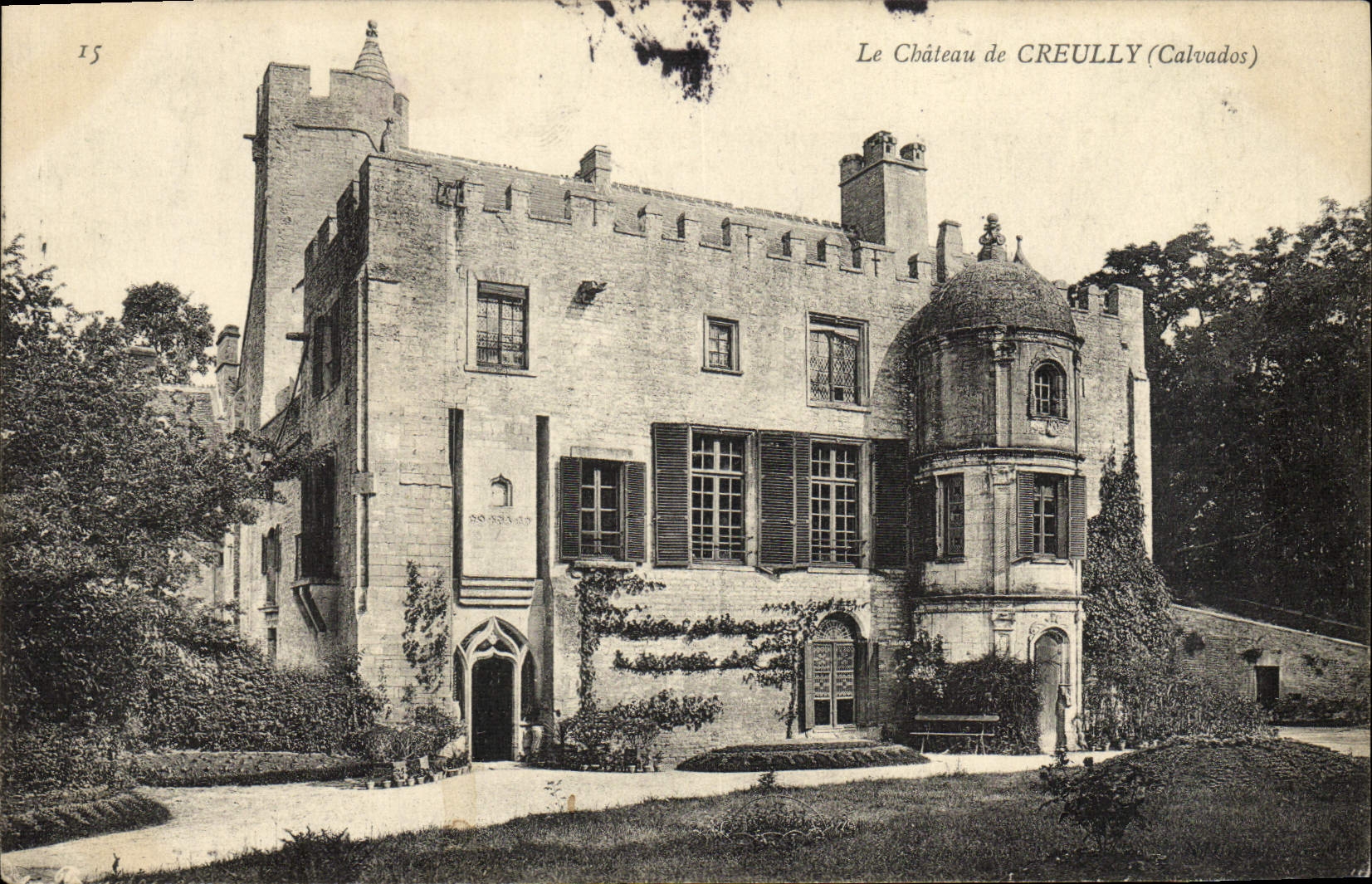 CPA Le Chateau de Creully