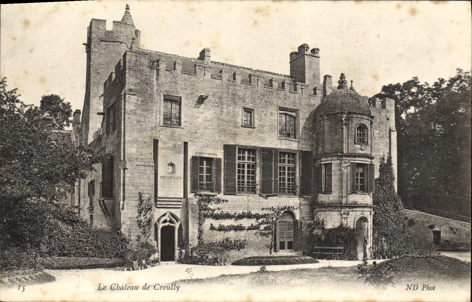 CPA Le Chateau de Creully