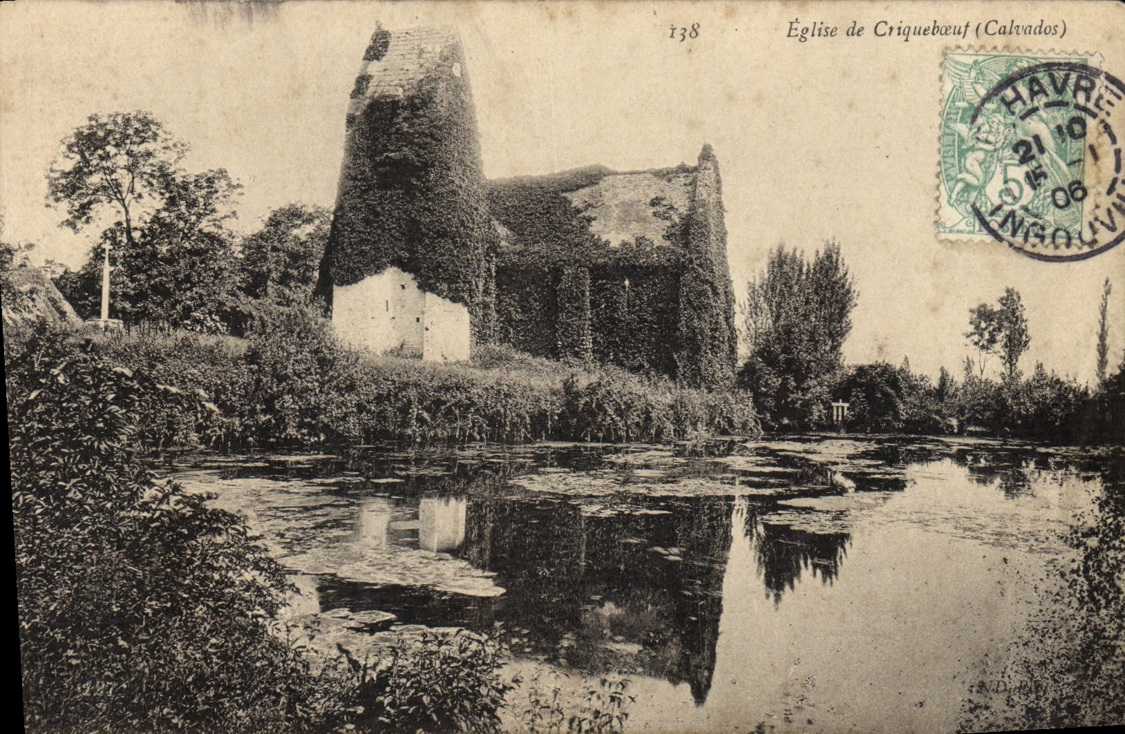 CPA Eglise de Cricqueboeuf