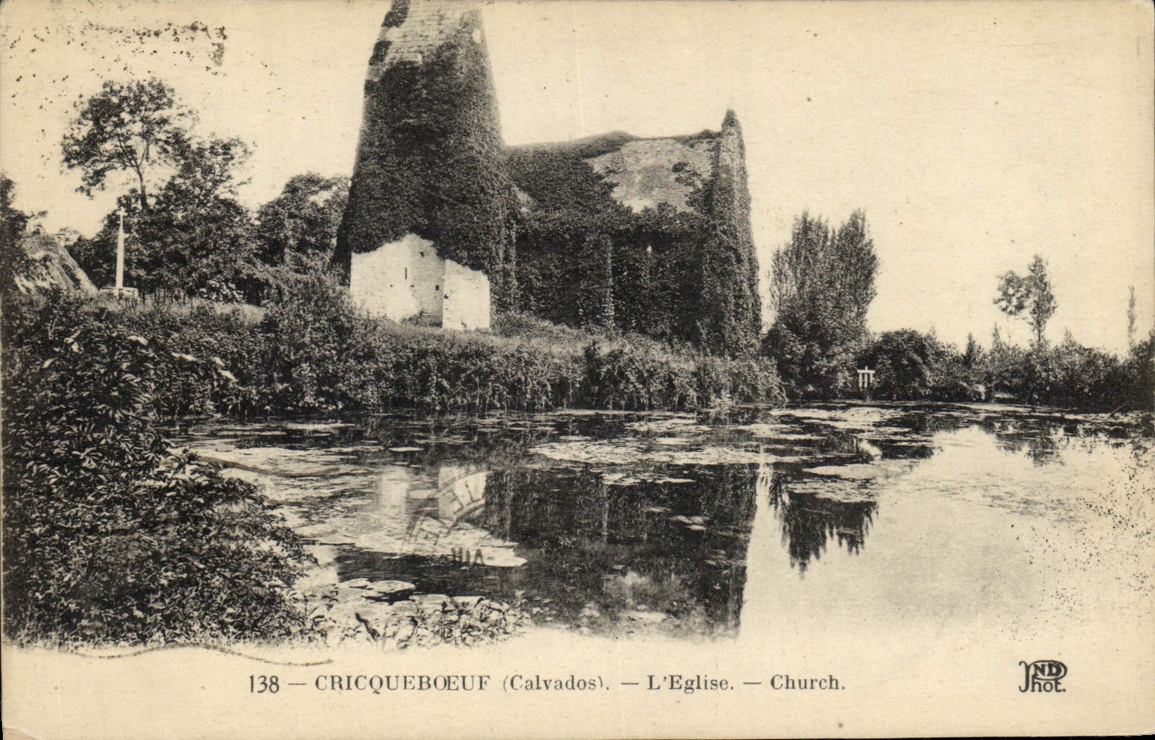 CPA Cricqueboeuf L'Eglise 