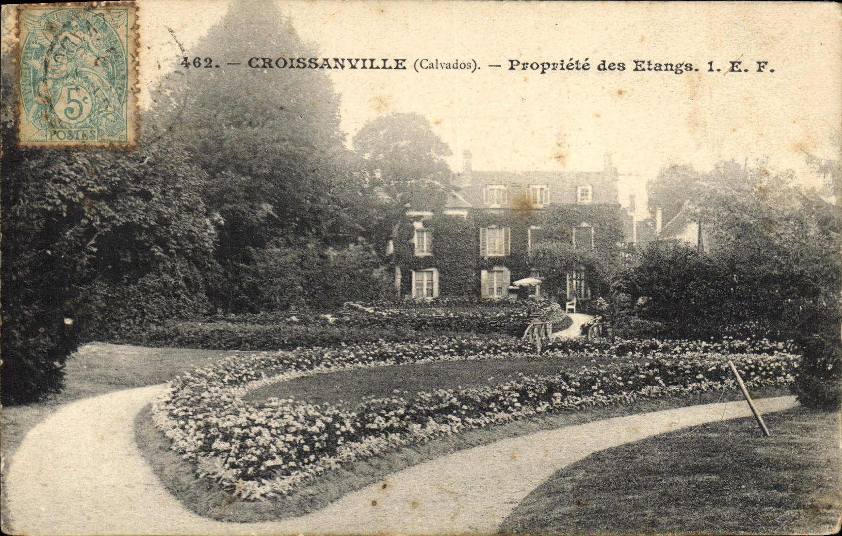 VINTAGE POSTCARD Croissanville Property of the Ponds
