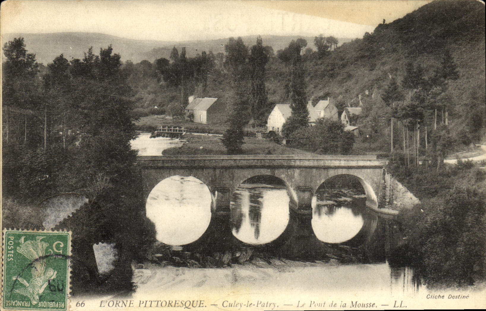 VINTAGE POSTCARD Culey Patry the Bridge of Foam