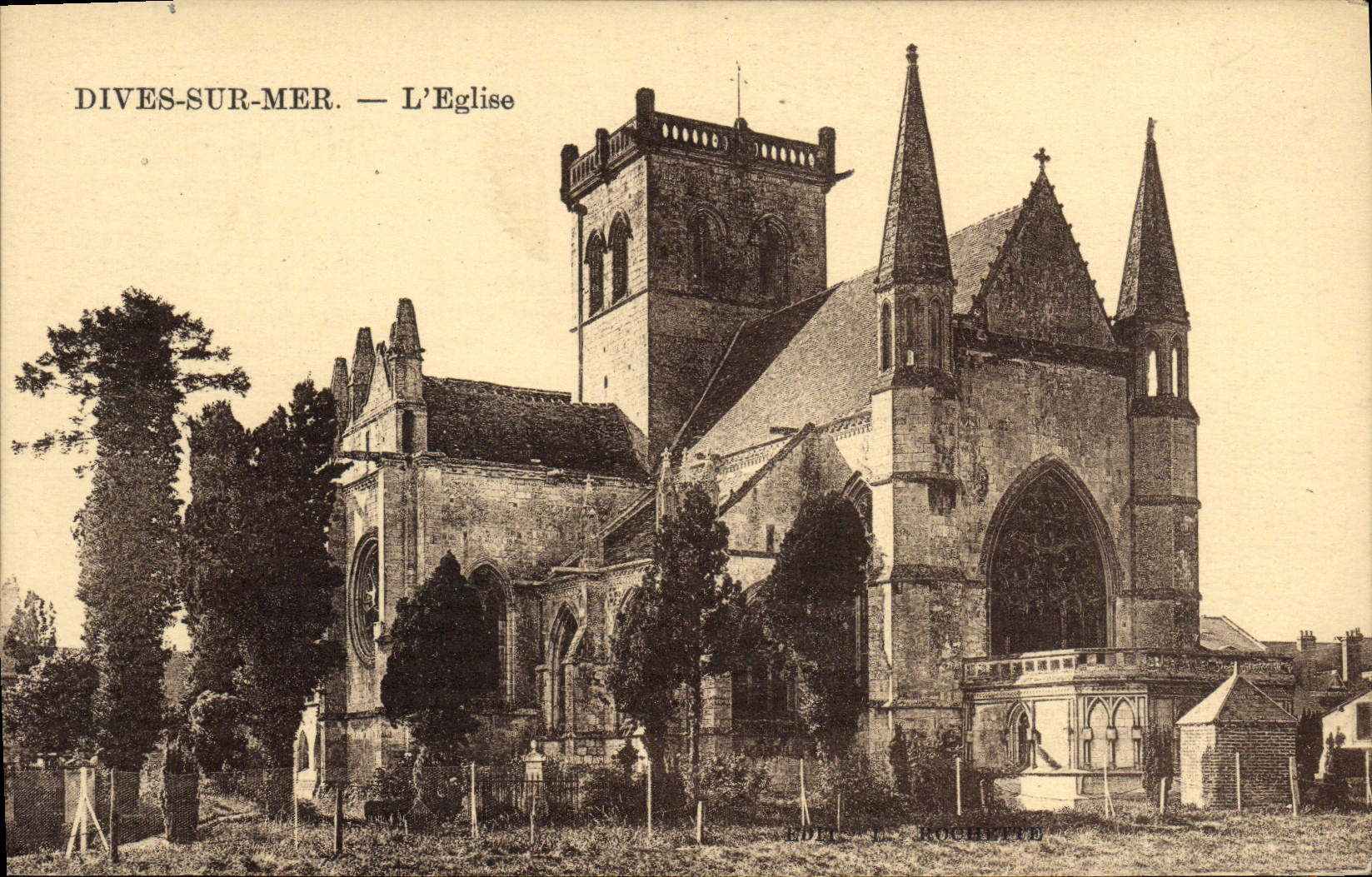 CPA Dives sur Mer l'Eglise 
