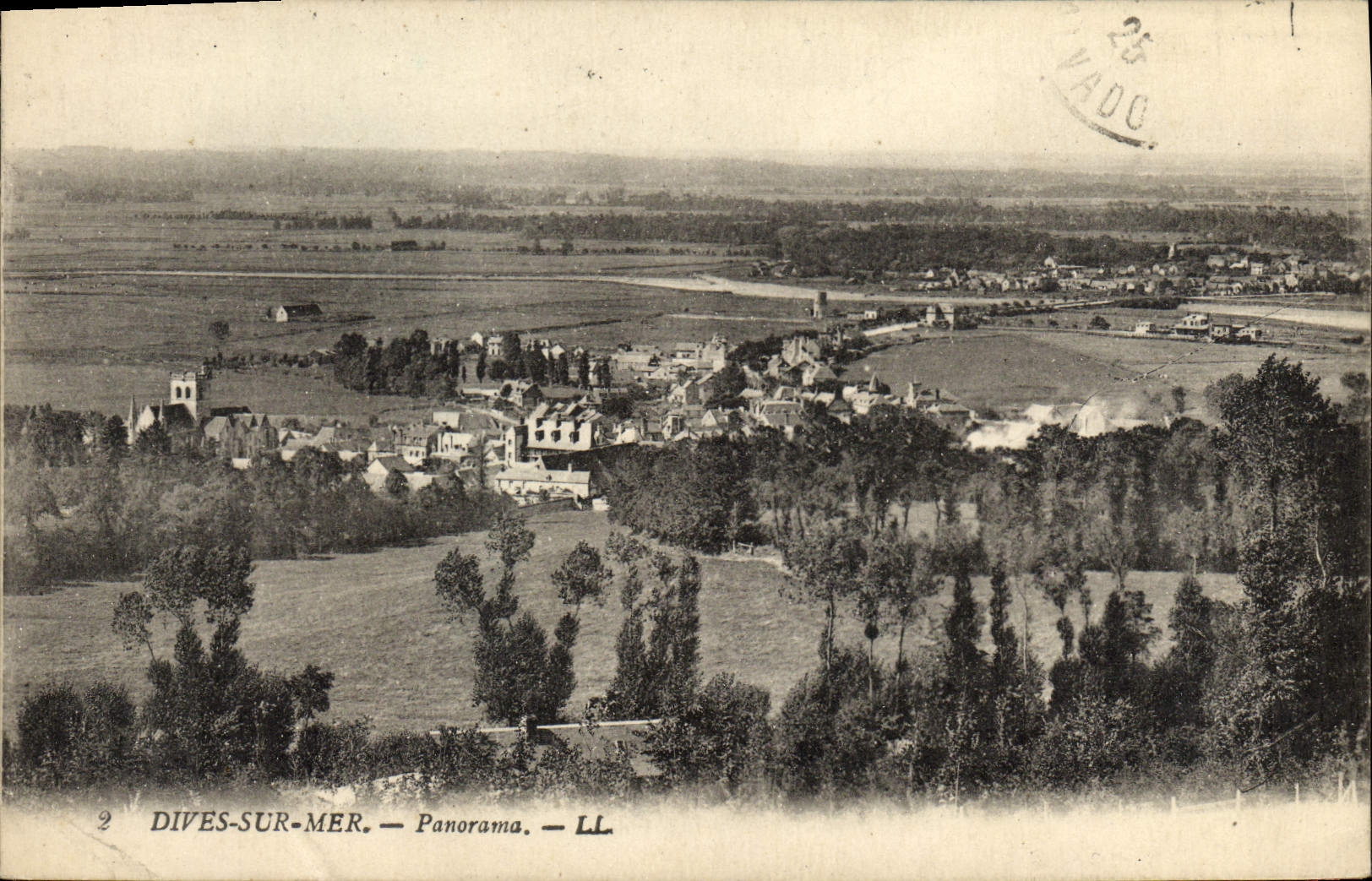 VINTAGE POSTCARD Divine on Sea Panorama