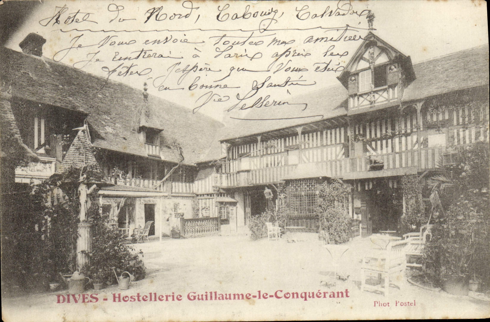 CPA Dives Hostellerie de Guillaume le Conquerant