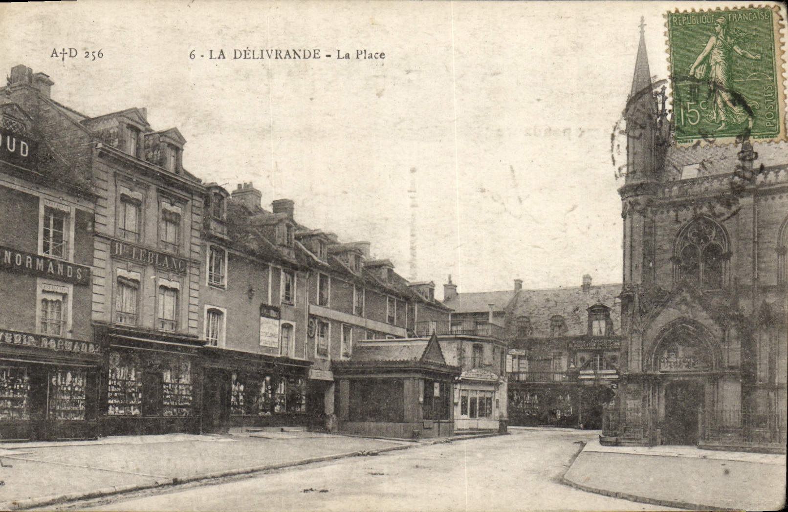 CPA La Delivrande La Place 
