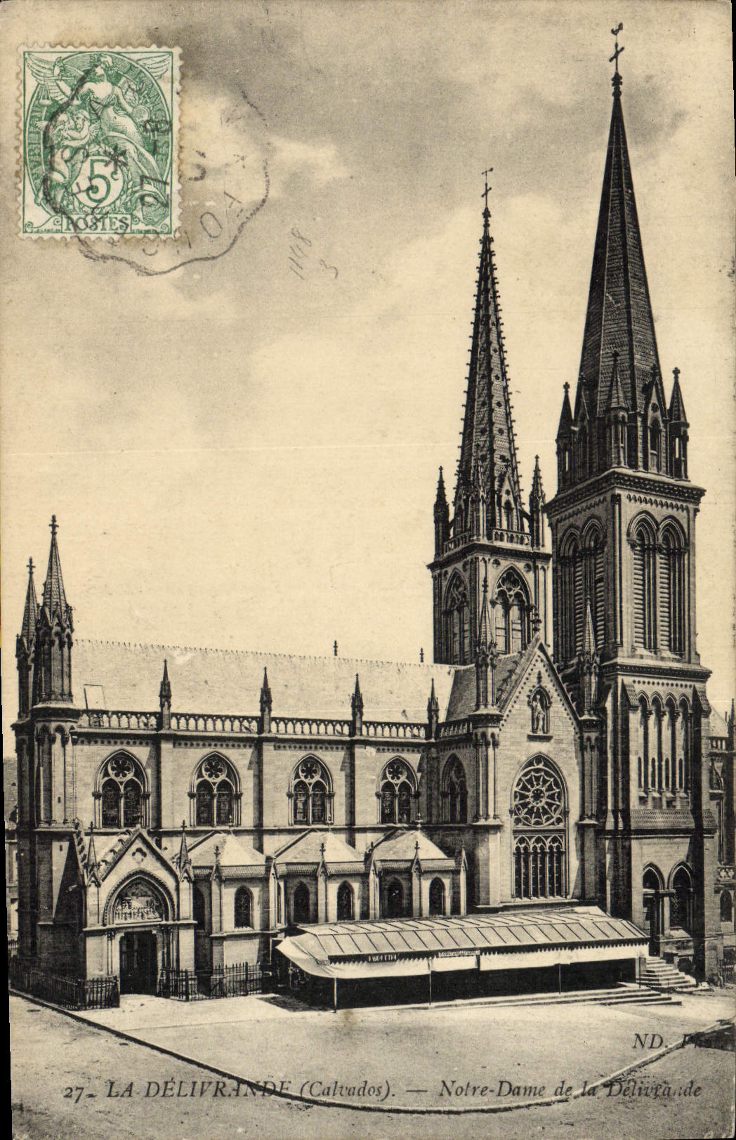 CPA La Delivrande Notre Dame de La Delivrande