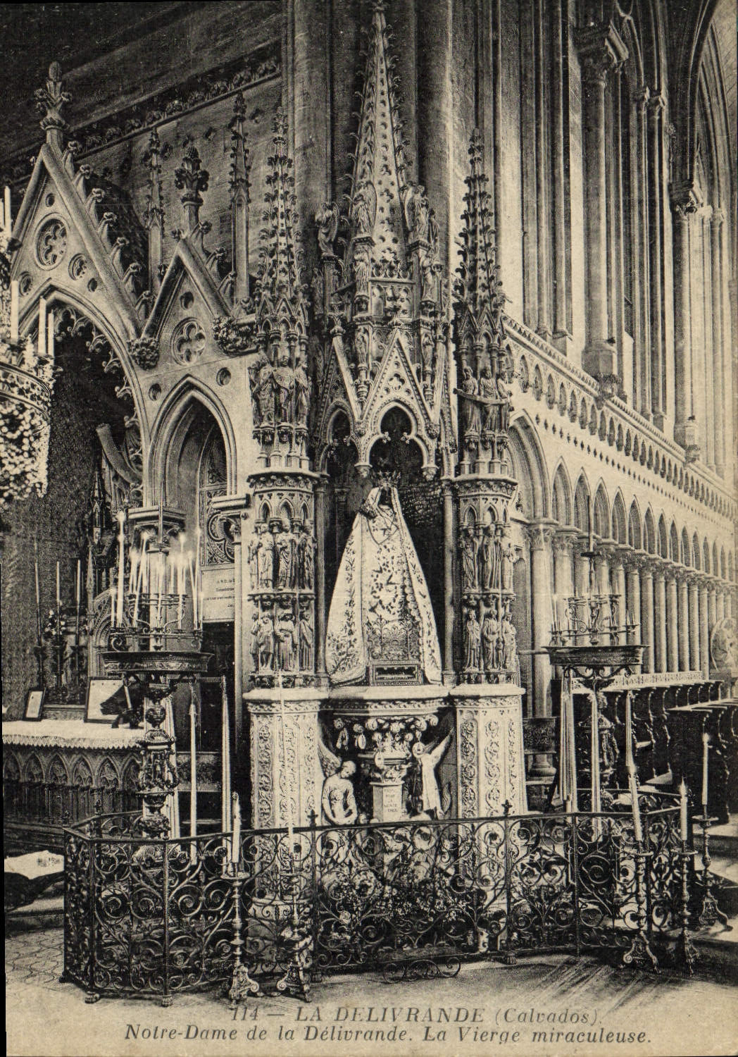 CPA La Delivrande Notre Dame de La Delivrande