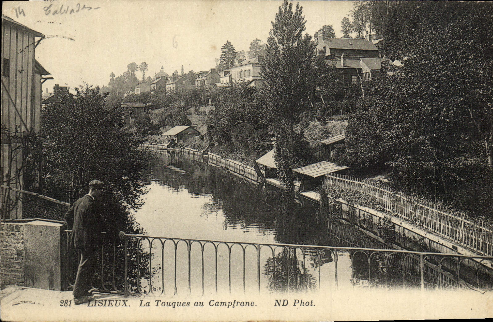 CPA Lisieux La touques au camp Franc