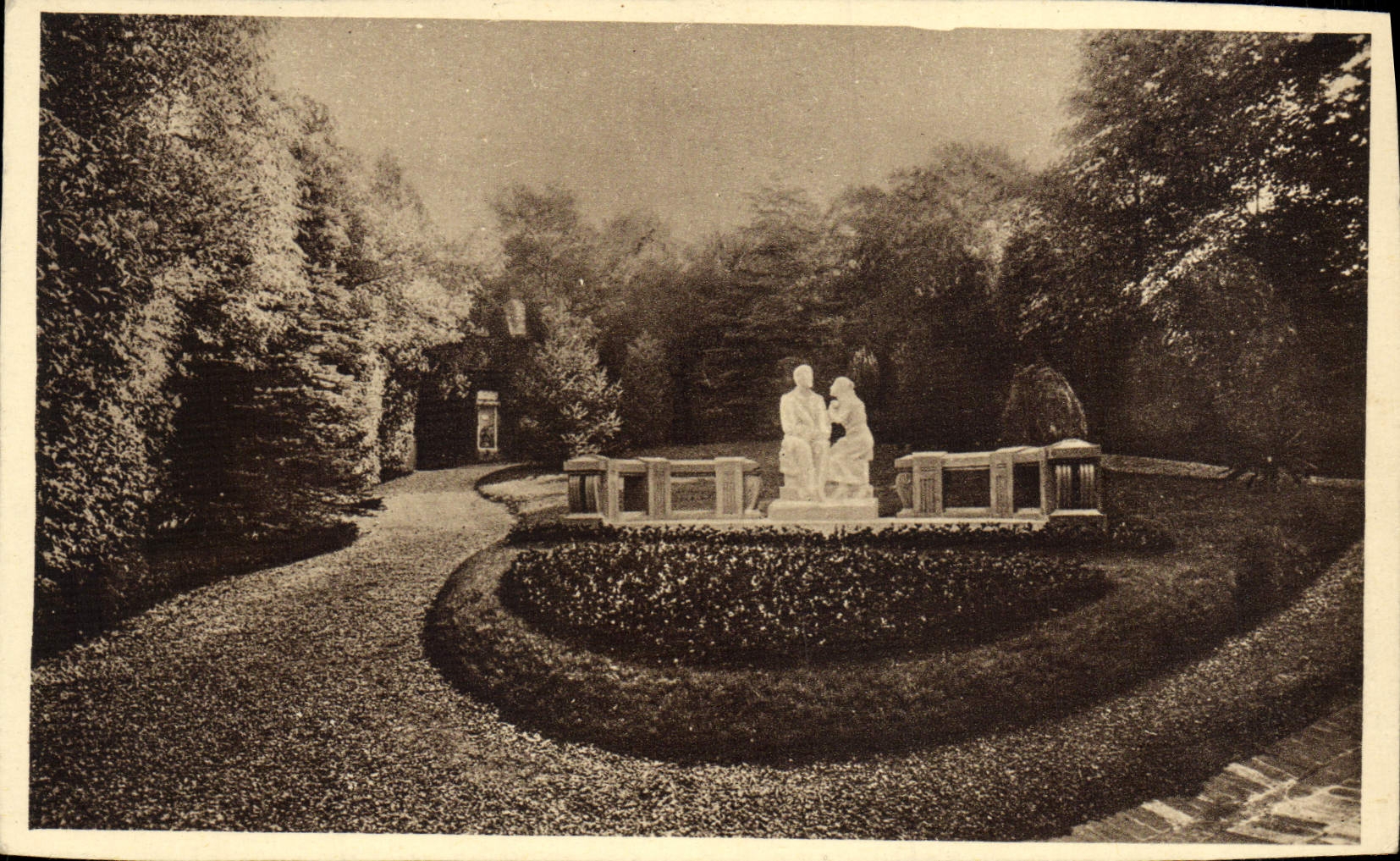 POSTAL Lisieux de la VENDIMIA el jardín de Buissonnets