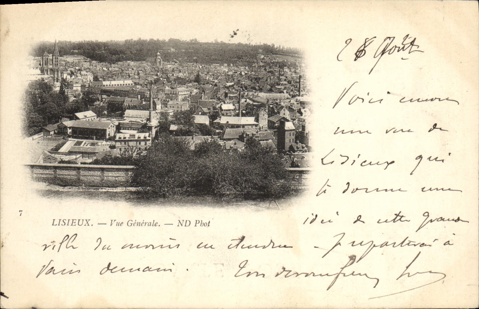 CPA Lisieux Vue generale