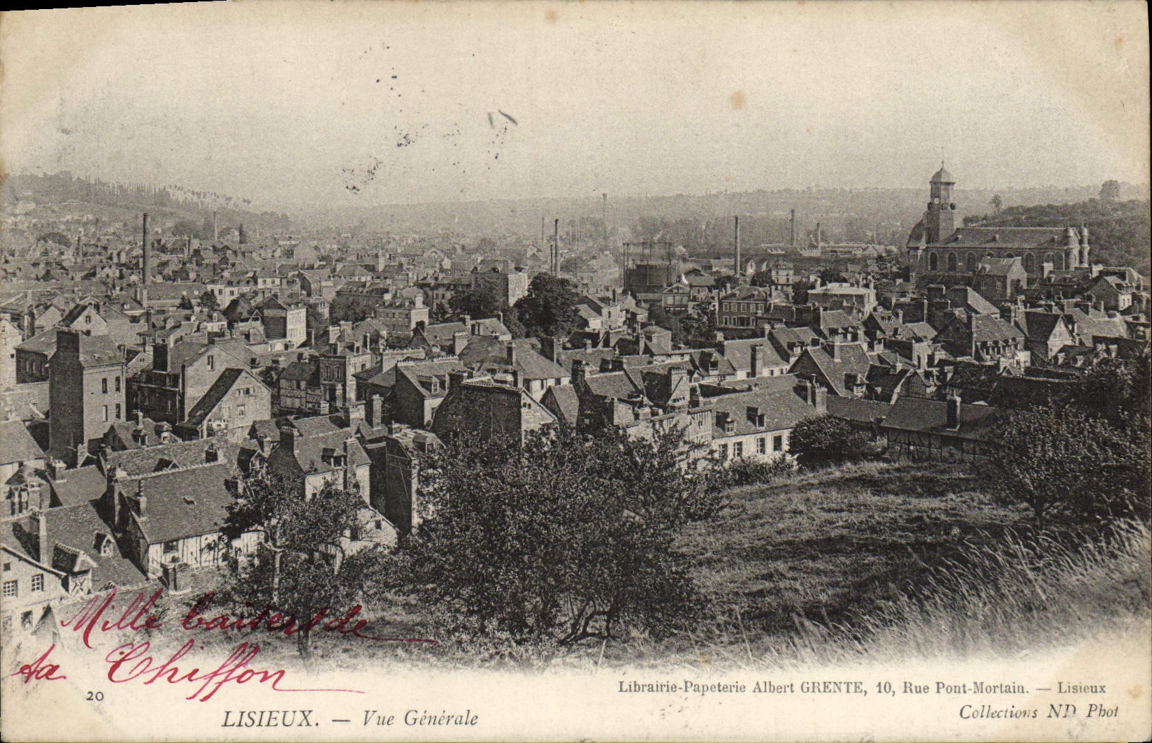 CPA Lisieux Vue generale