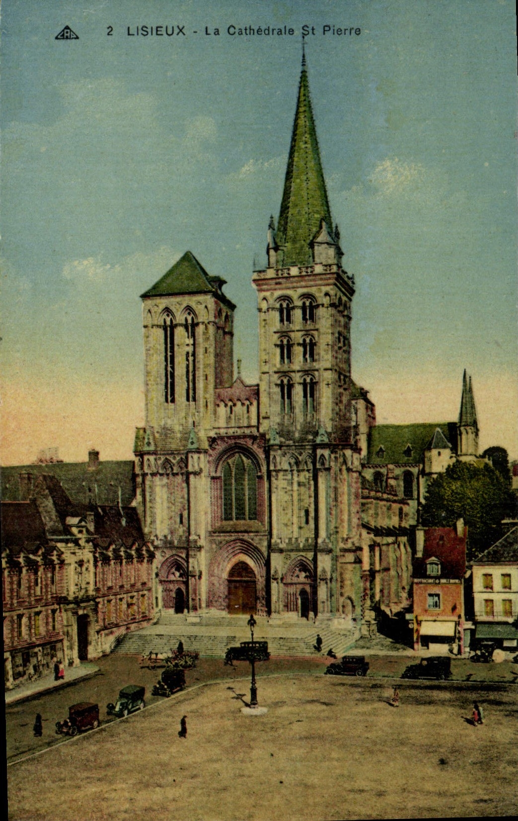 CPA Lisieux La cathedrale st pierre