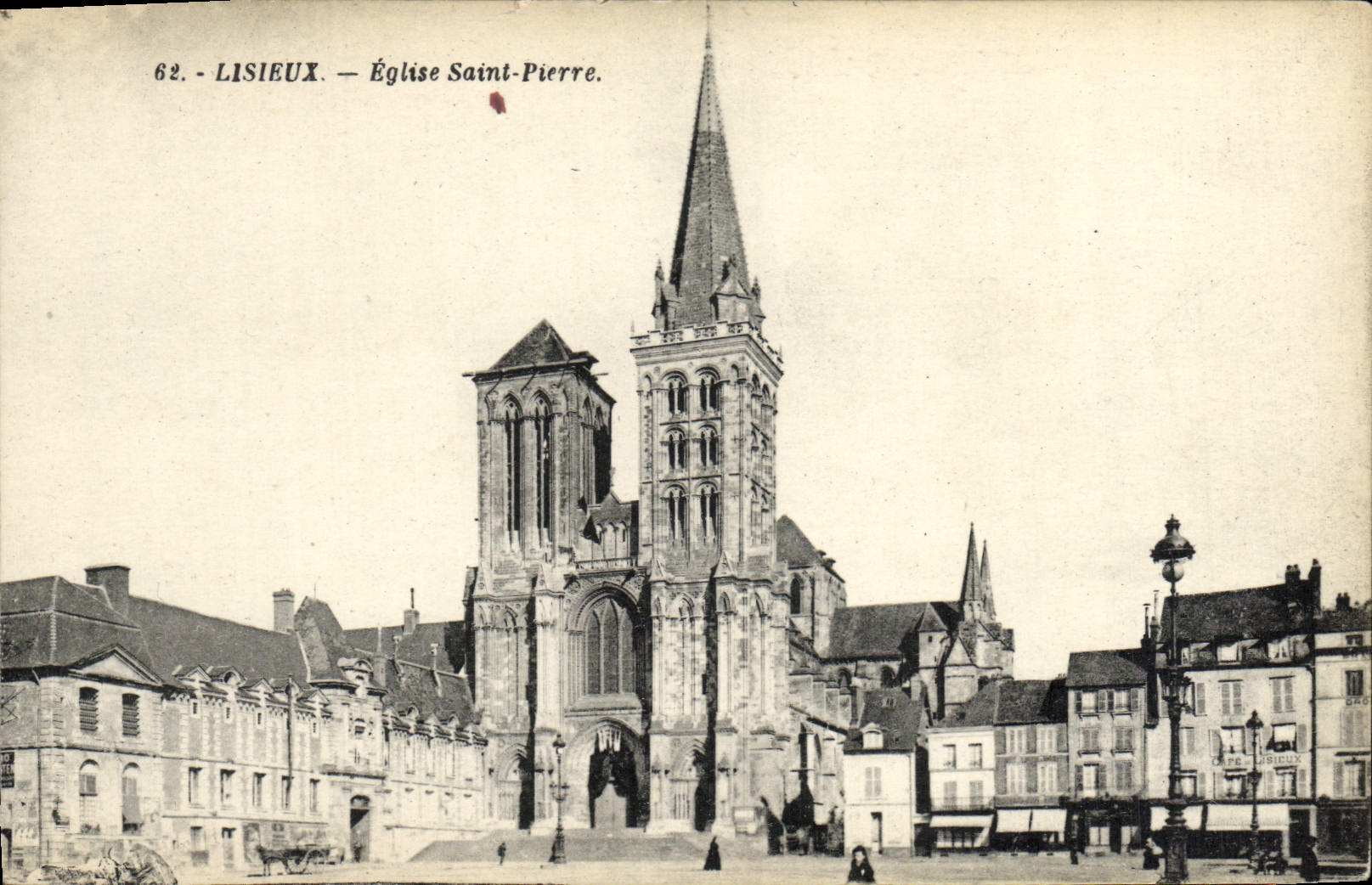 CPA Lisieux Eglise saint pierre