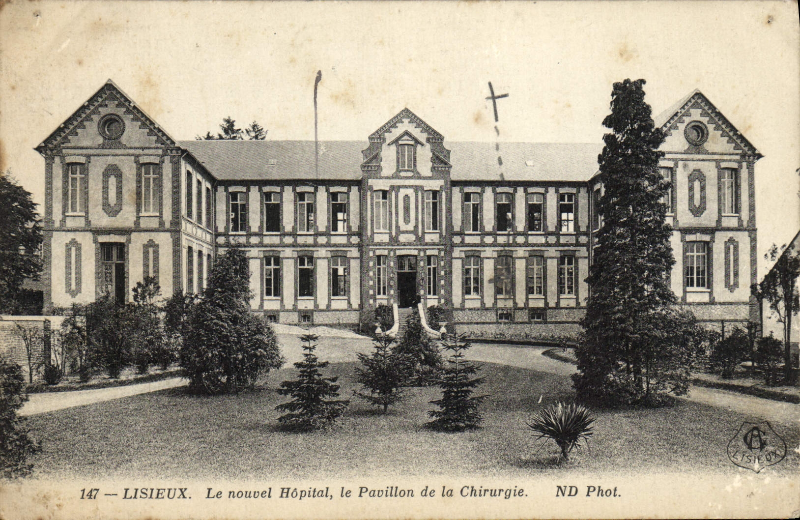CPA Lisieux Le nouvel hopital le pavillon de la chirurgie