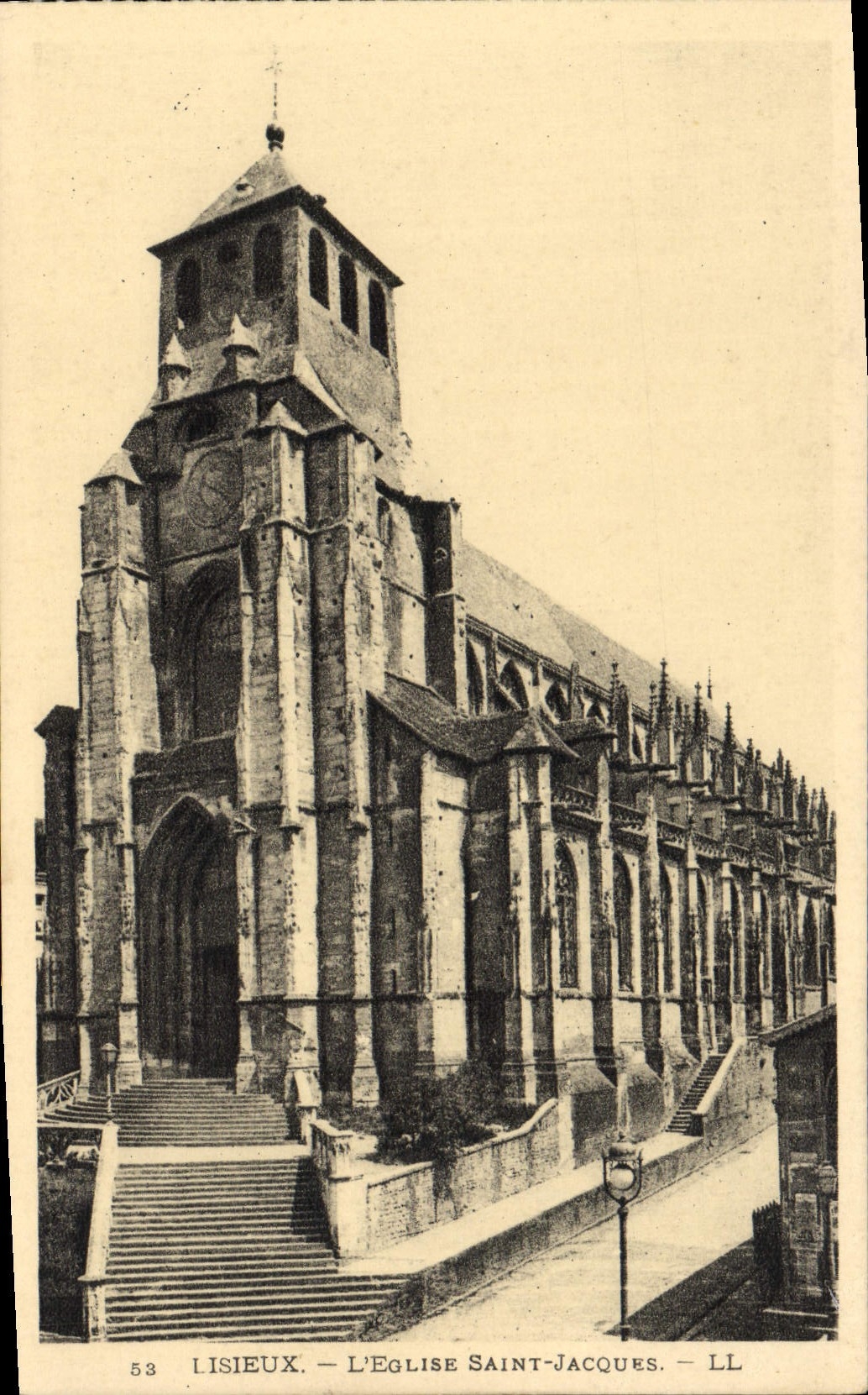 CPA Lisieux l'eglise Saint Jacques
