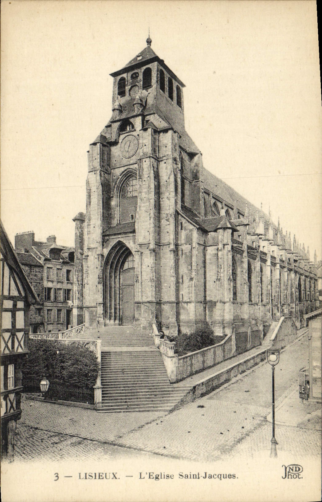 CPA Lisieux L'eglise saint jacques