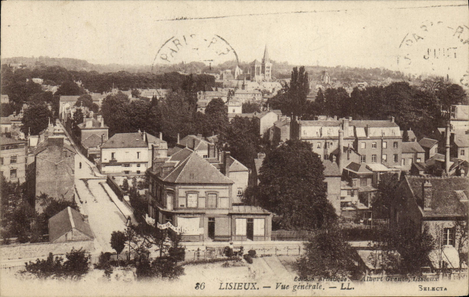 CPA Lisieux Vue Generale