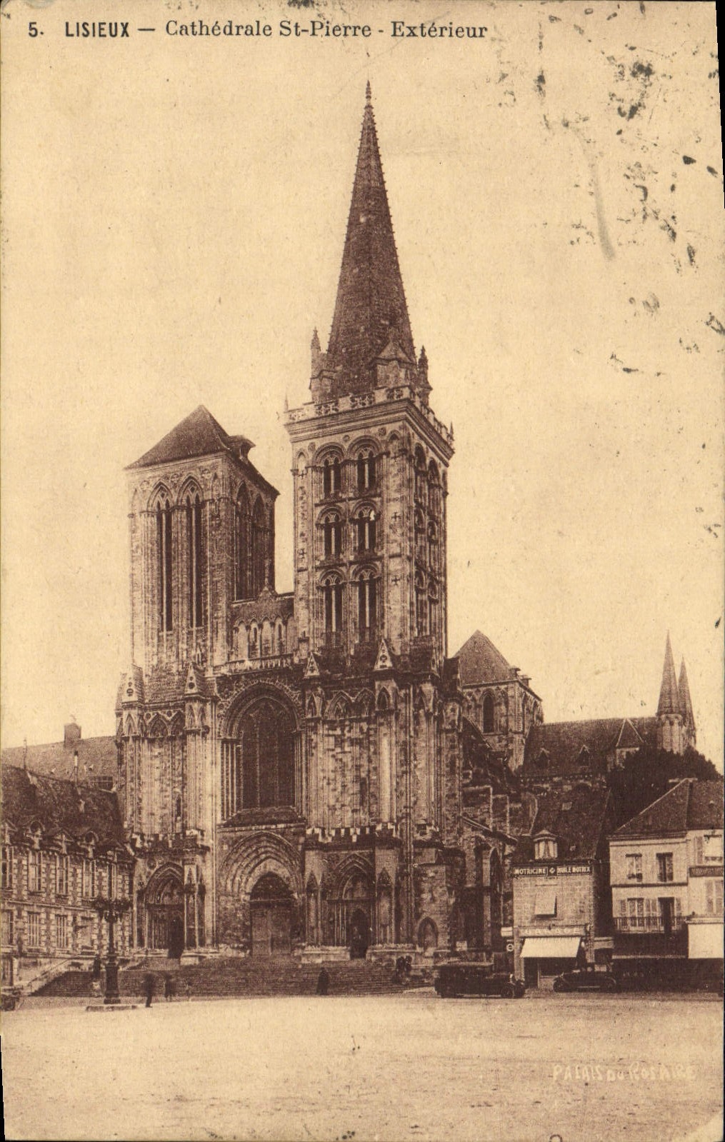 CPA Lisieux cathedrale st pierre