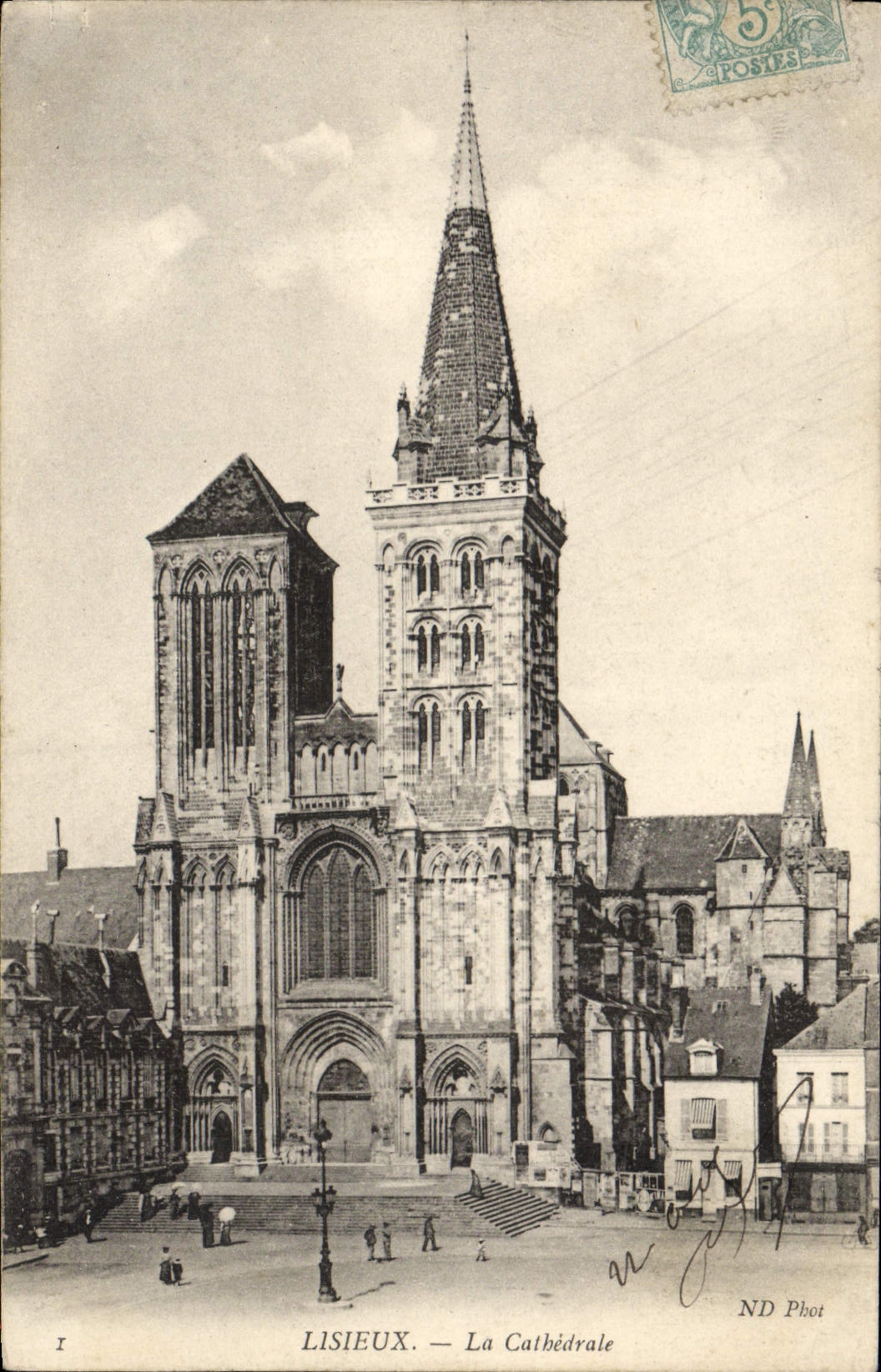 CPA Lisieux La cathedrale