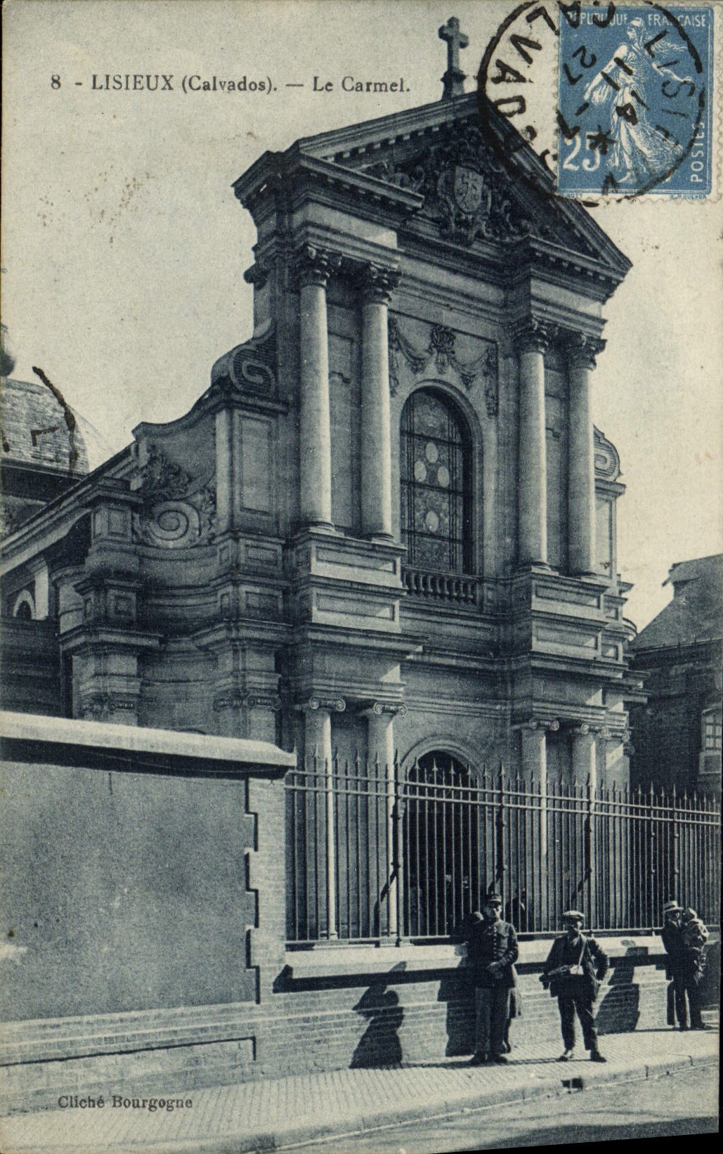 POSTAL Lisieux de la VENDIMIA el carmel