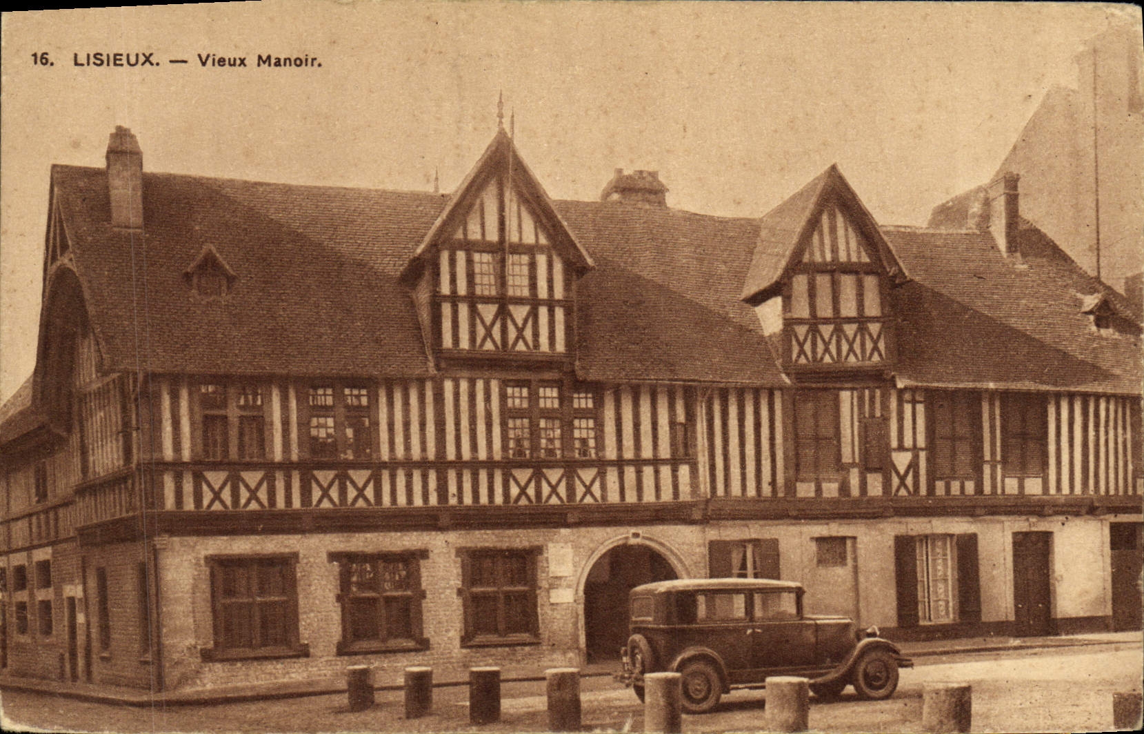 Señorío viejo de Lisieux de la POSTAL de la VENDIMIA