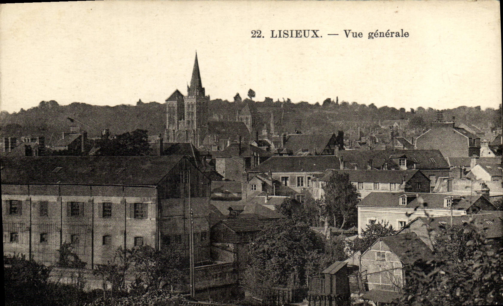 CPA Lisieux Vue generale