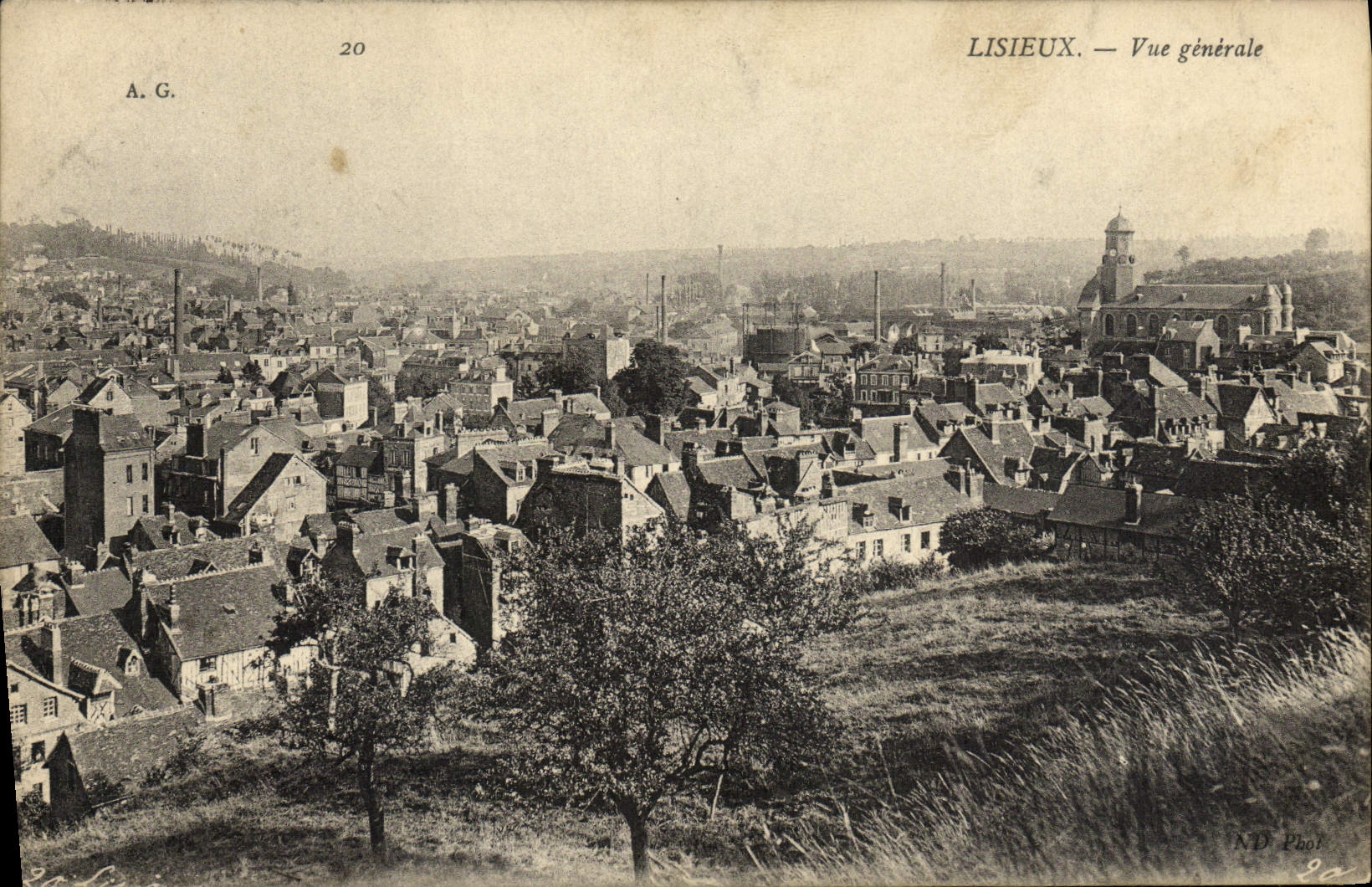 CPA Lisieux vue generale